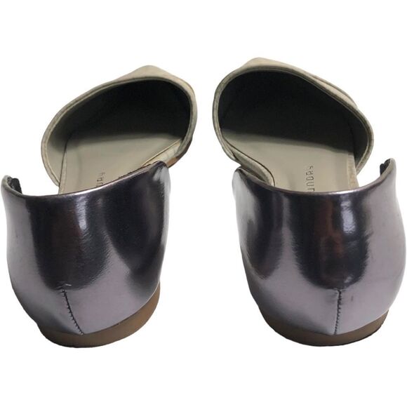 CHINESE LAUNDRY Light Gray Snake Pattern Pointed Flats - Picture 7 of 11